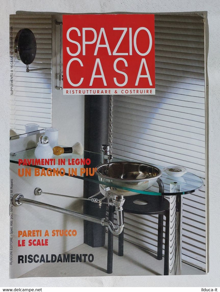 17148 Supplemento 1996 IN CASA N. 1 - SPAZIO CASA - Bagno / Pavimenti Legno - House, Garden, Kitchen