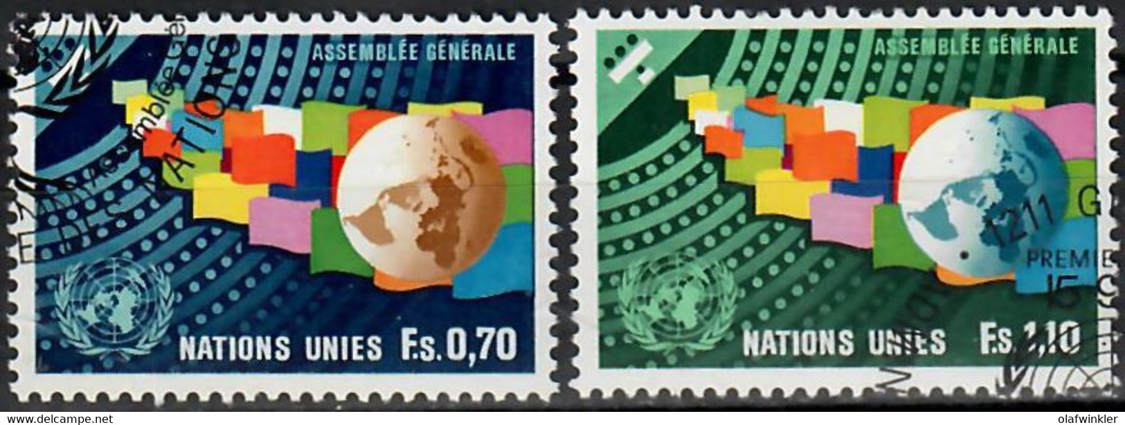 1978 Assemblée Générale Zum 79-80 / Mi 78-79 / Sc 79-80 / YT 78-79 Oblitéré / Gestempelt /used [zro] - Usati