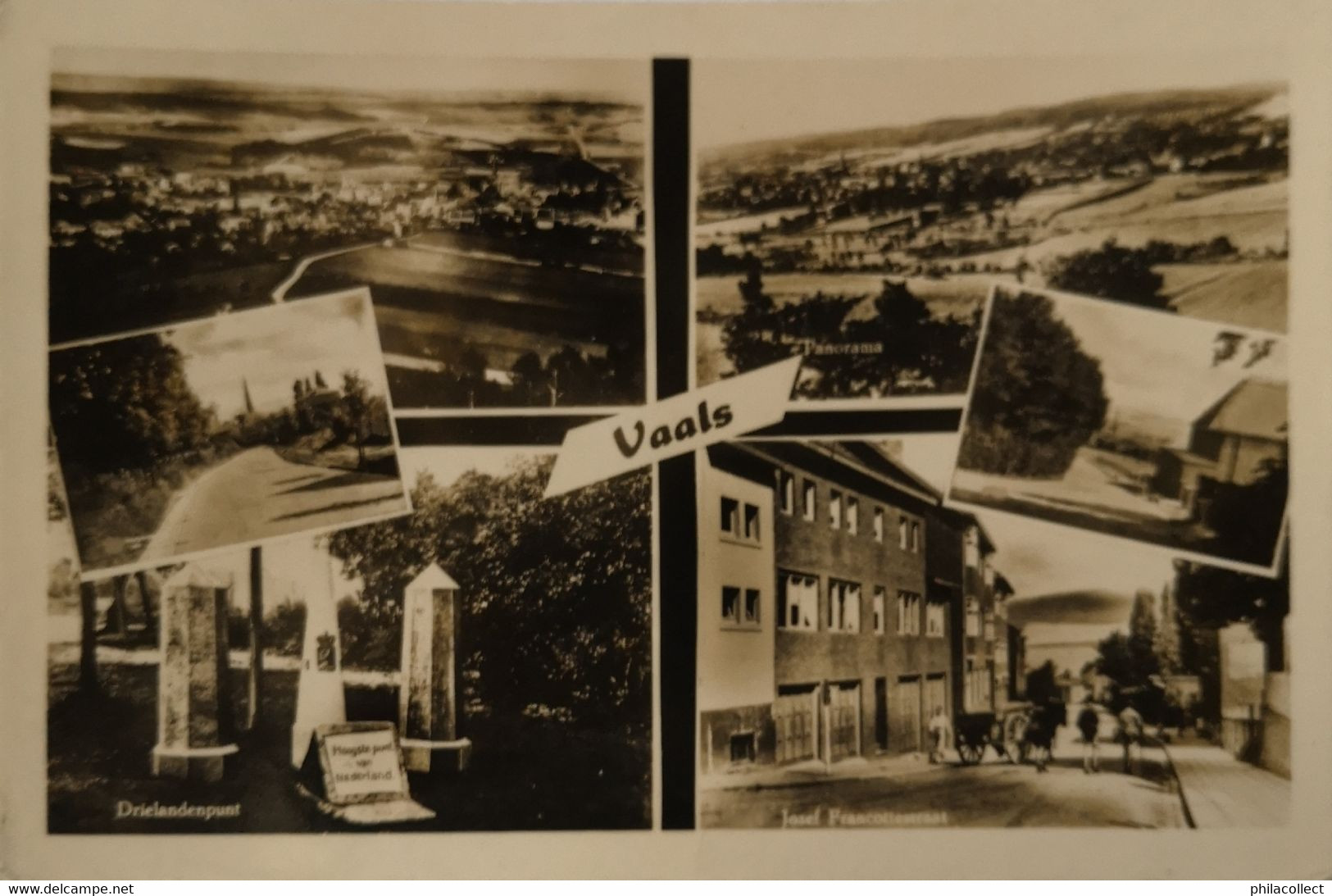 Vaals (Lim.) 3 Lander Eck // Meerluik (oa Jozef Francottestraat 1950 - Vaals