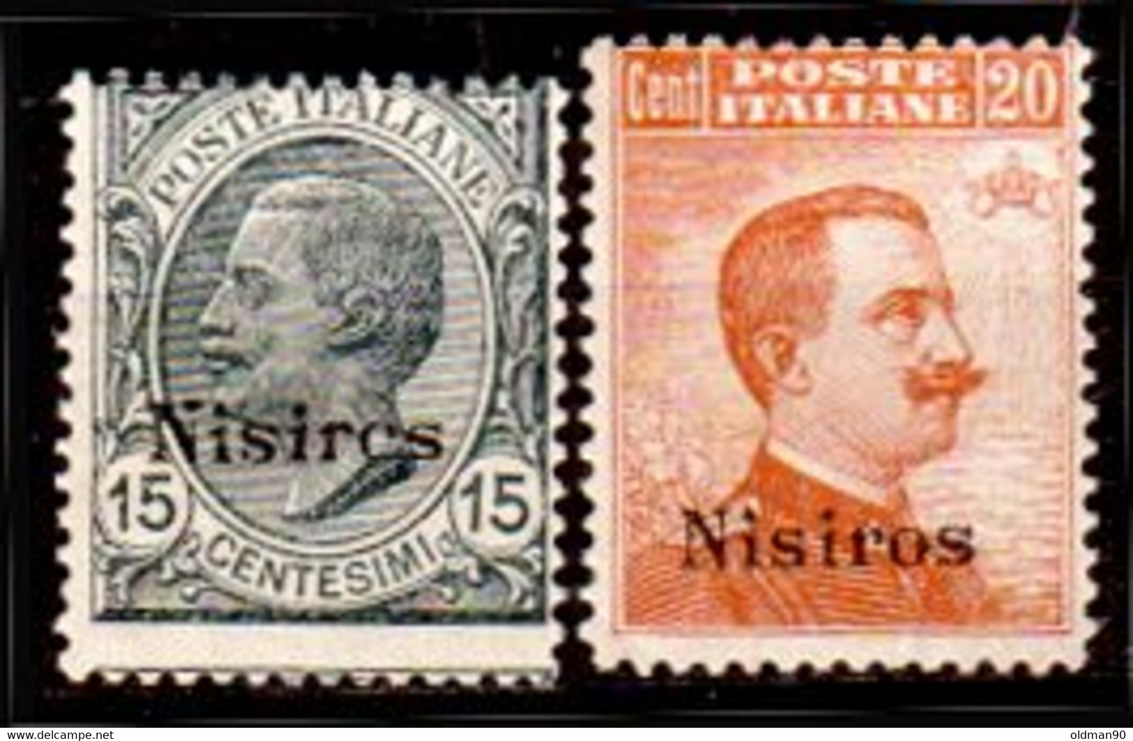 Egeo-OS-307- Nisiro: Original Stamps And Overprint 1921-22 (++) MNH - Quality In Your Opinion. - Egée (Nisiro)