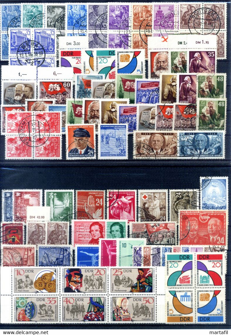 DDR, Lotto Serie Complete E Spezzature, **/*/usati - Used Stamps