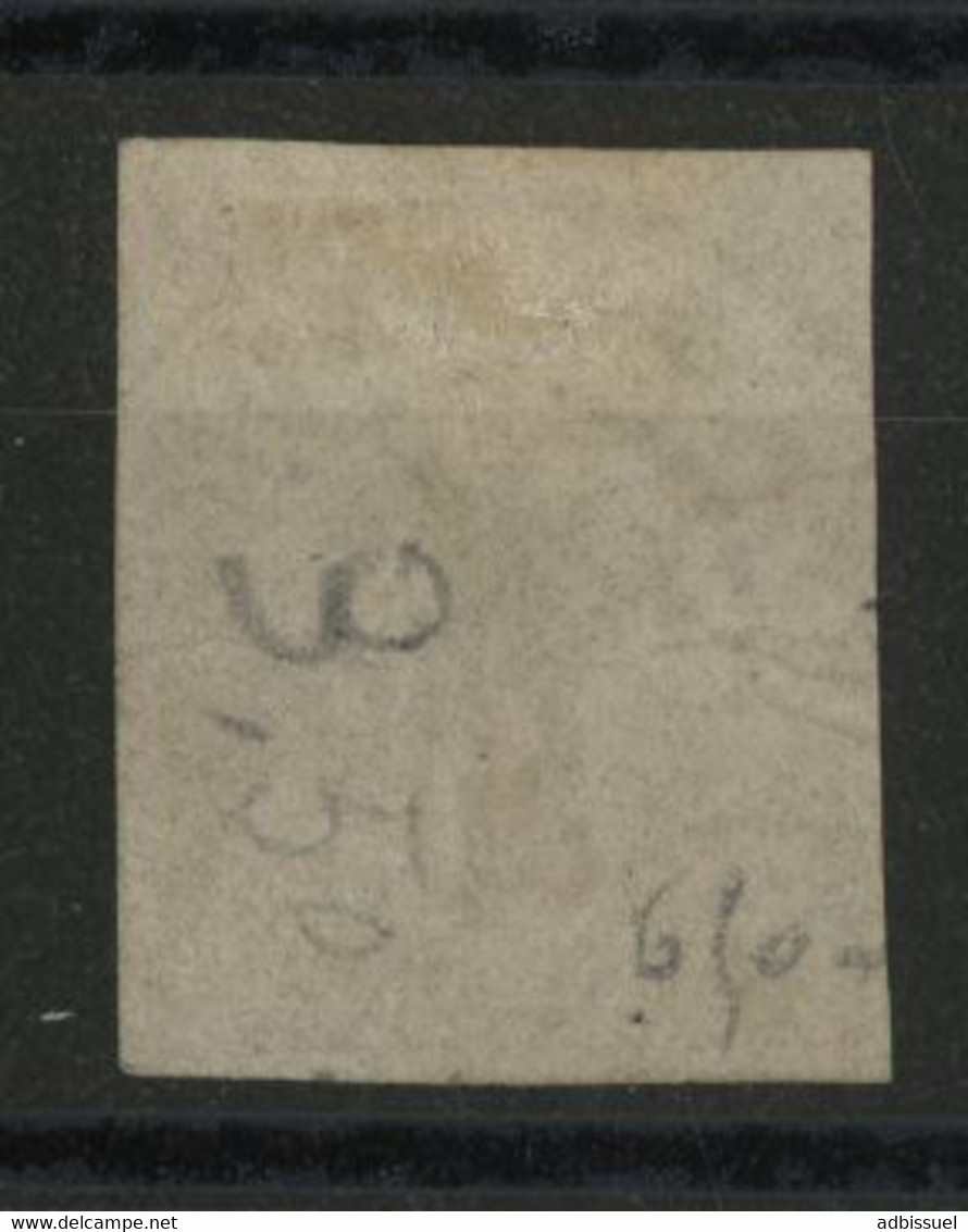 N° 26 30 Ct Brun Obl. C. à D. INDE PONDICHERY Cote 140 € - Sage