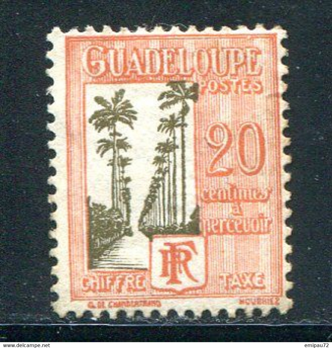 GUADELOUPE- Taxe Y&T N°30- Neuf Sans Gomme - Timbres-taxe