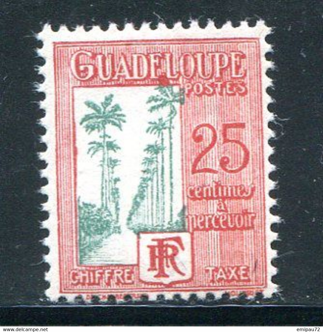 GUADELOUPE- Taxe Y&T N°31- Neuf Sans Gomme - Strafport