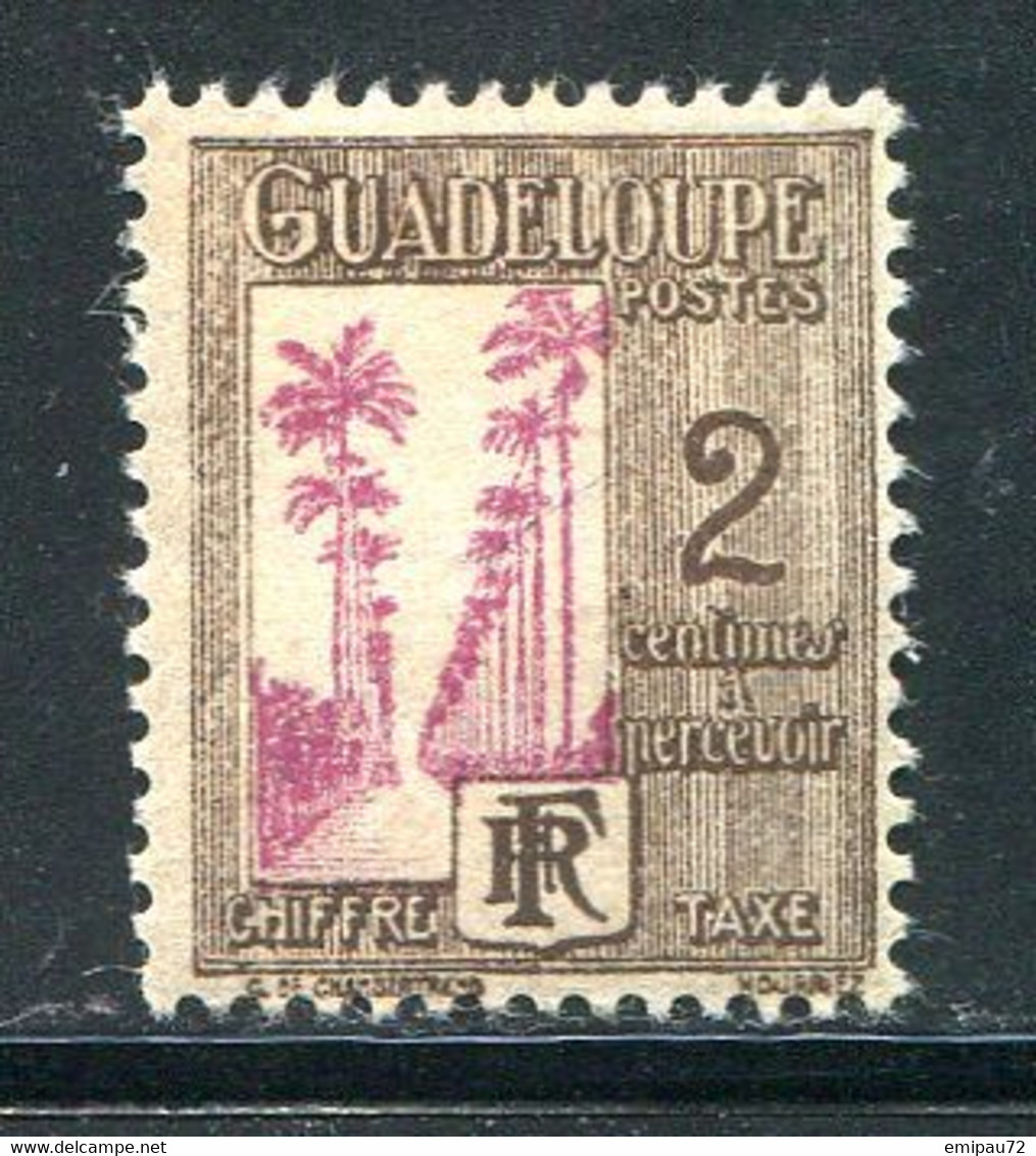 GUADELOUPE- Taxe Y&T N°25- Neuf Avec Charnière * - Strafport