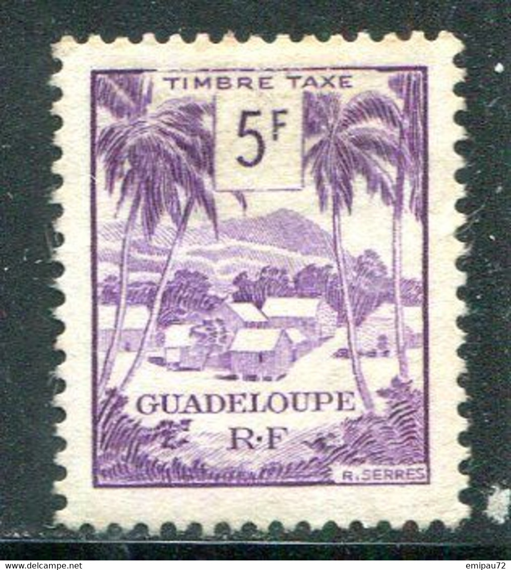GUADELOUPE- Taxe Y&T N°48- Neuf Sans Gomme - Timbres-taxe