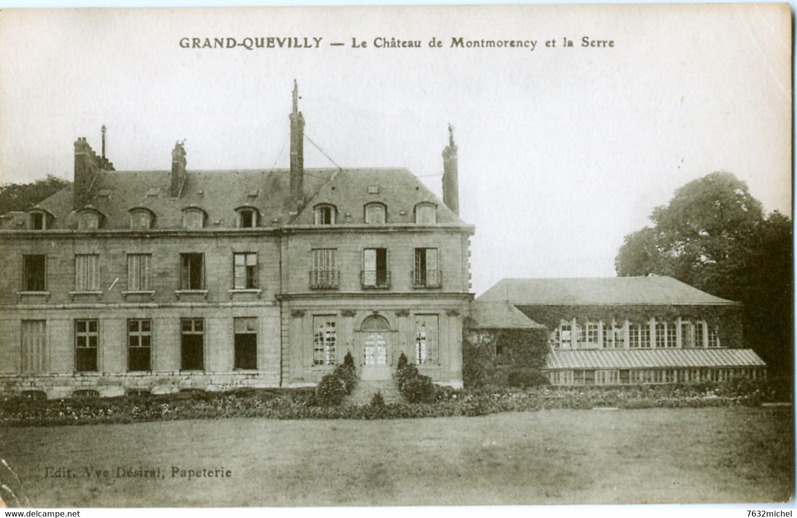 76 - GRAND QUEVILLY - Le Château De Montmorency Et La Serre - Le Grand-Quevilly