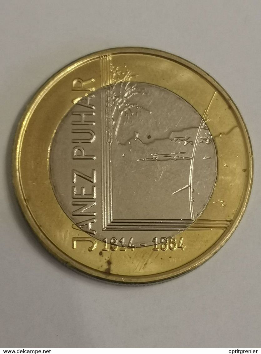 3 EURO 2014 JANEZ PUHAR SLOVENIE / EUROS SLOVENIA - Slovénie