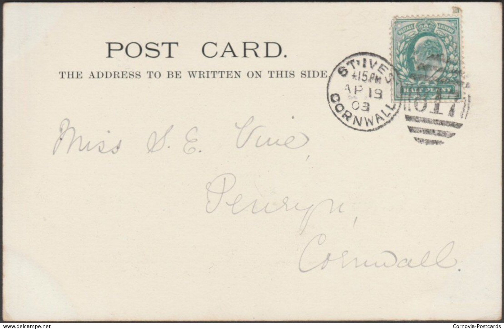 Carbis Bay, Cornwall, 1903 - Postcard - St.Ives