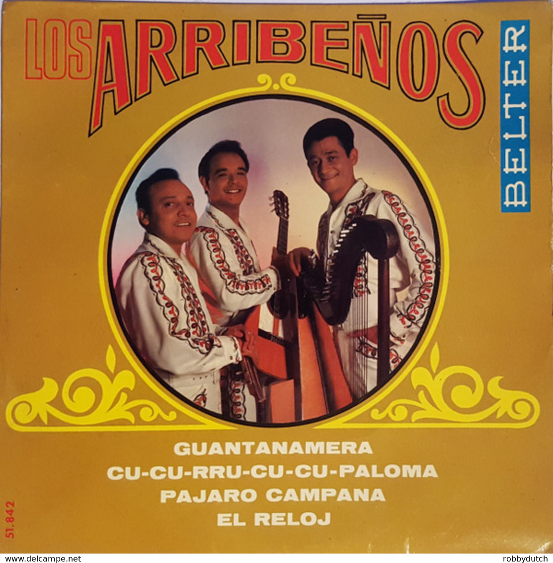 * 7" EP *  LOS ARRIBÊNOS - GUANTANAMERA (Spain 1967 EX-) - Autres - Musique Espagnole