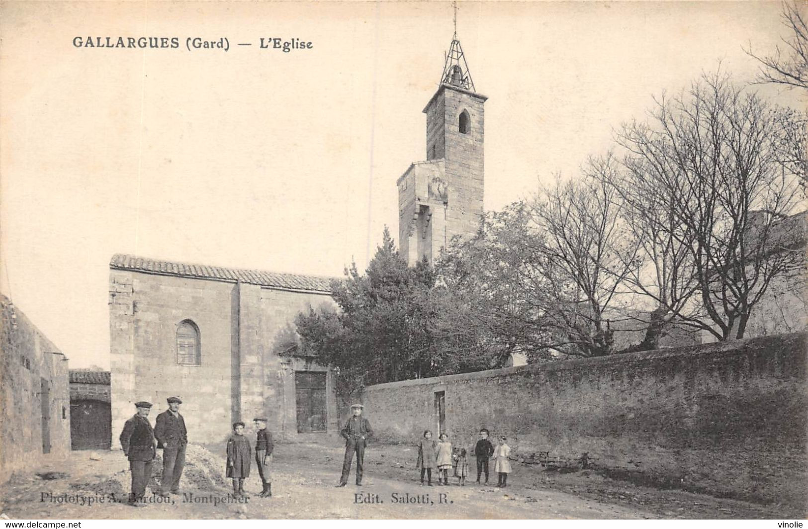 PIE-LEM-22-8916 : GALLARGUES. EGLISE - Gallargues-le-Montueux