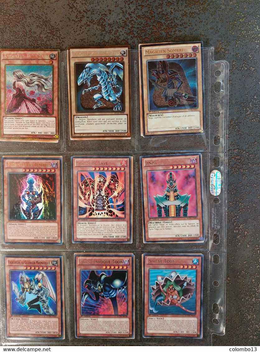 LOT 1     9 CARTES YU-GI-OH RARES-TRES RARES  1ER EDITION ET EDITION LIMITEE VOIR LISTE - Yu-Gi-Oh