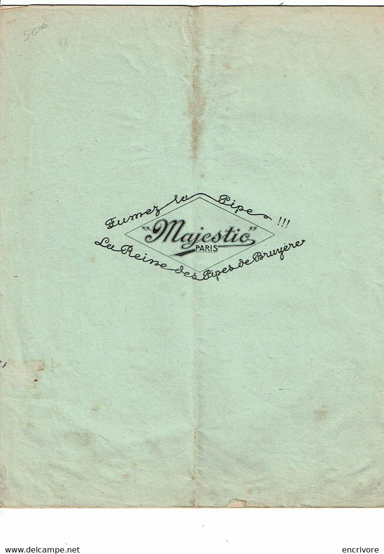 Catalogue PANDEVANT & ROY Majestic Articles Pour Fumeurs Pipe Briquet Fume Cigarettes étuis Cendriers 1946 N°84 - Advertising Items