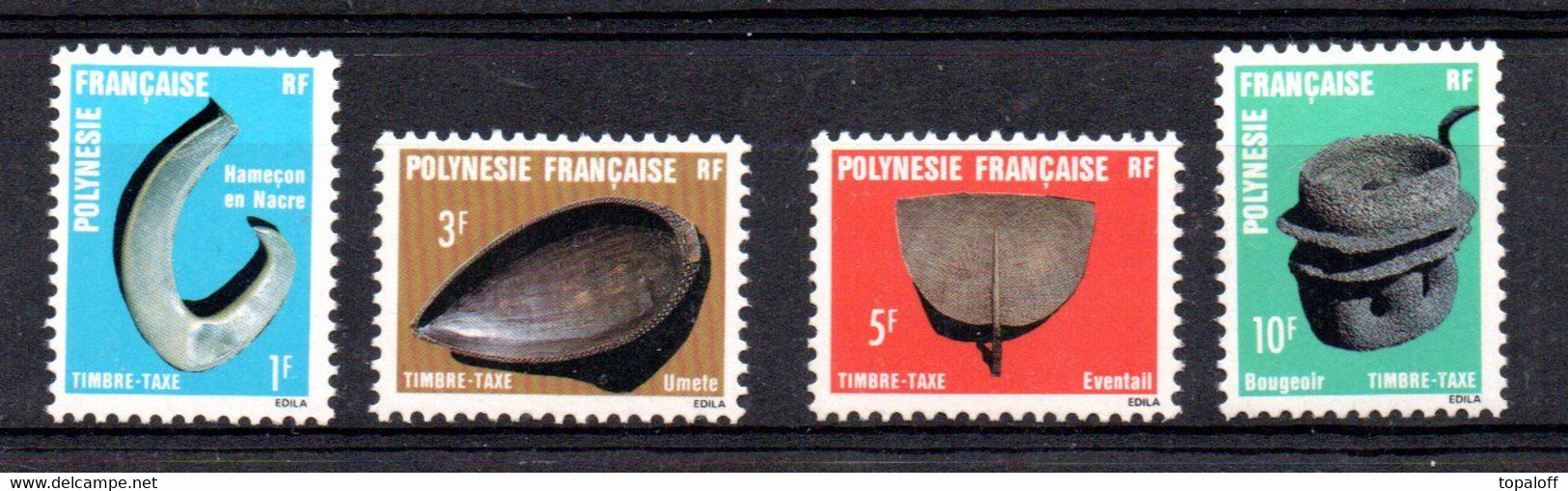 POLYNESIE   N°4 à 7  Neufs Sans Charniere - Timbres-taxe