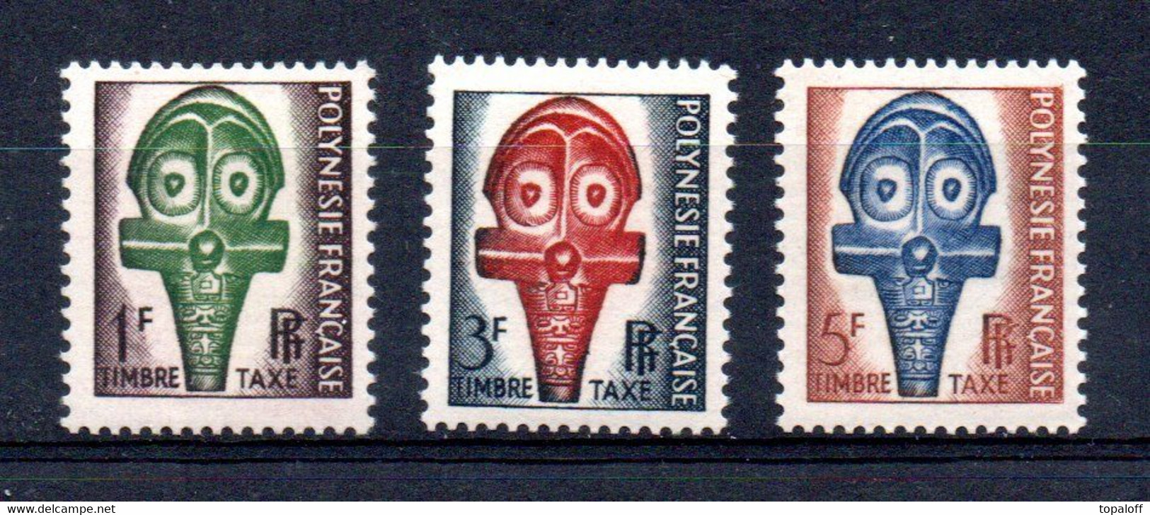 POLYNESIE   N°1 à 3  Neufs Sans Charniere - Timbres-taxe