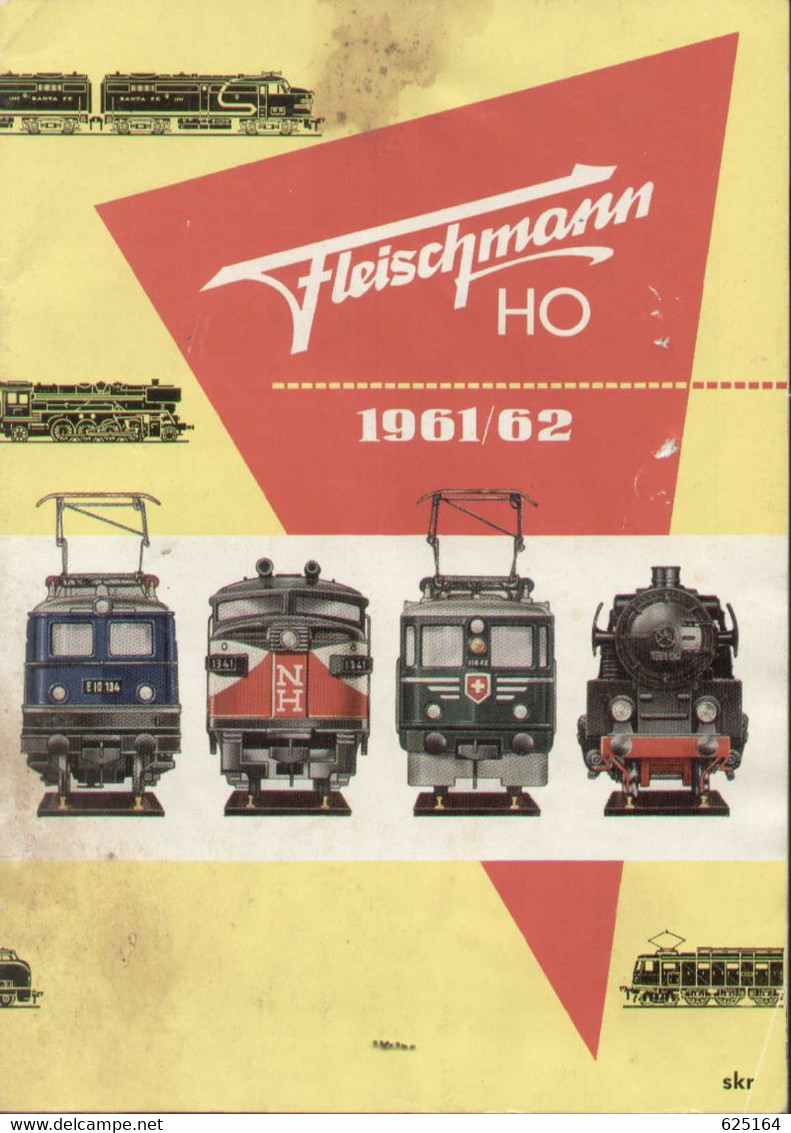 Catalogue FLEISCHMANN 1961/62 HO Schwedische Ausgabe -en Suédois - Non Classificati