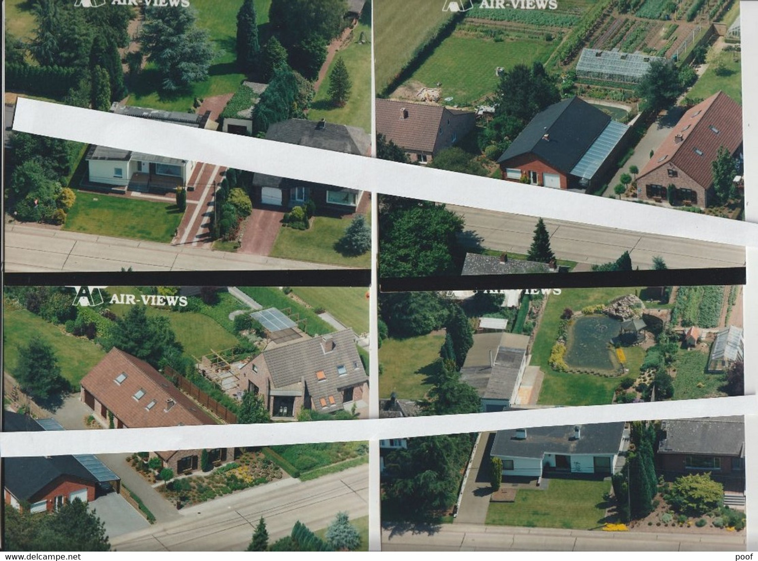 Luchtfoto's Olen / Sint - Sebastiaanstraat --- 4 Luchtfoto's - Olen