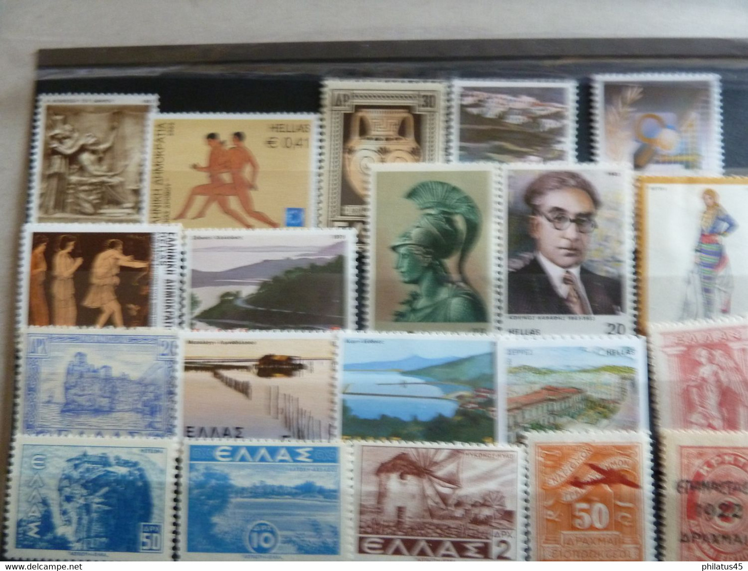 GRECE LOT DE TIMBRES NEUFS TOUS DIFFERENTS - Verzamelingen