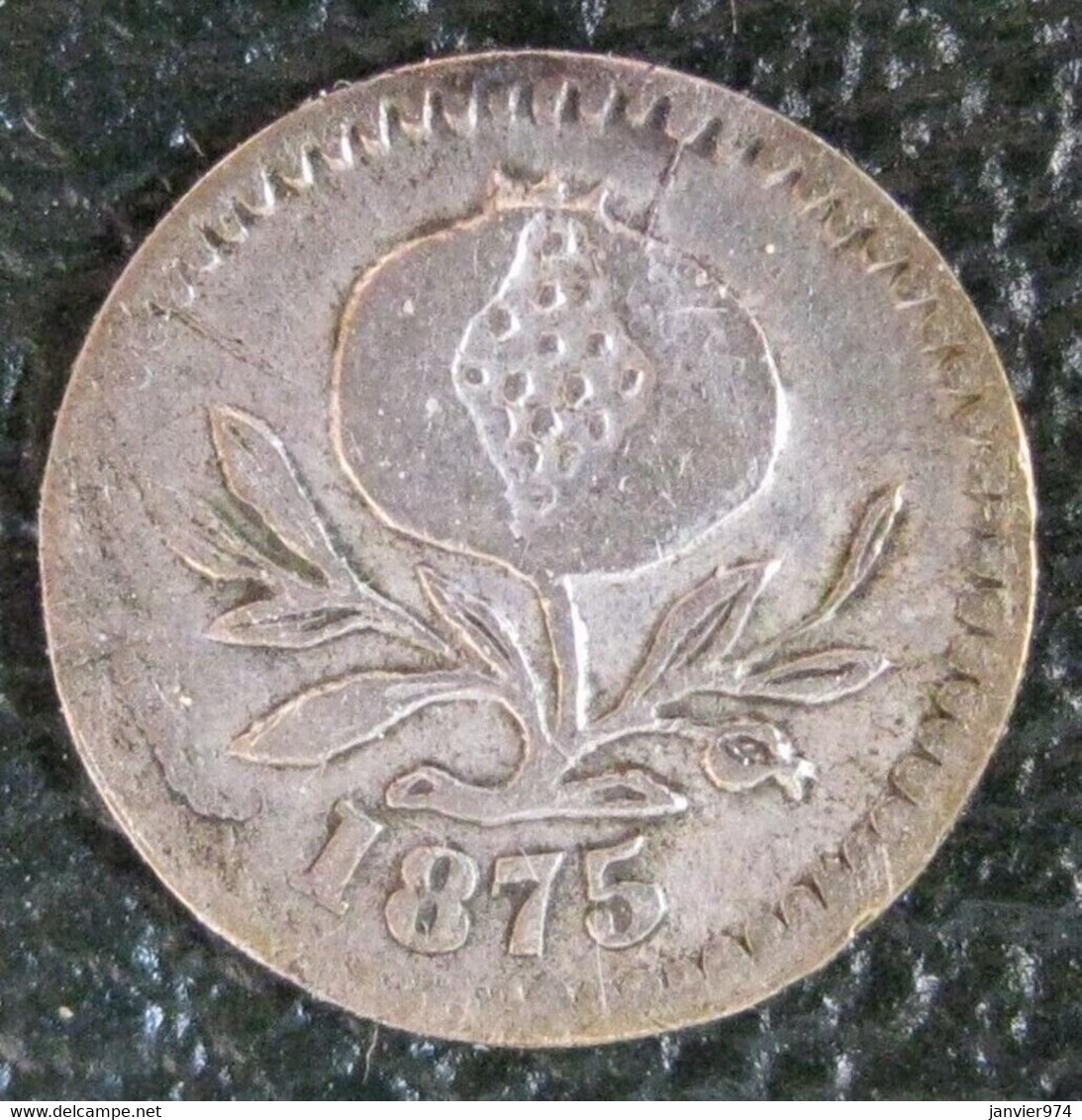 Colombie 2 1/2 Centavos 1875 Bogota, En Argent, KM # 169, Date Rare - Colombia