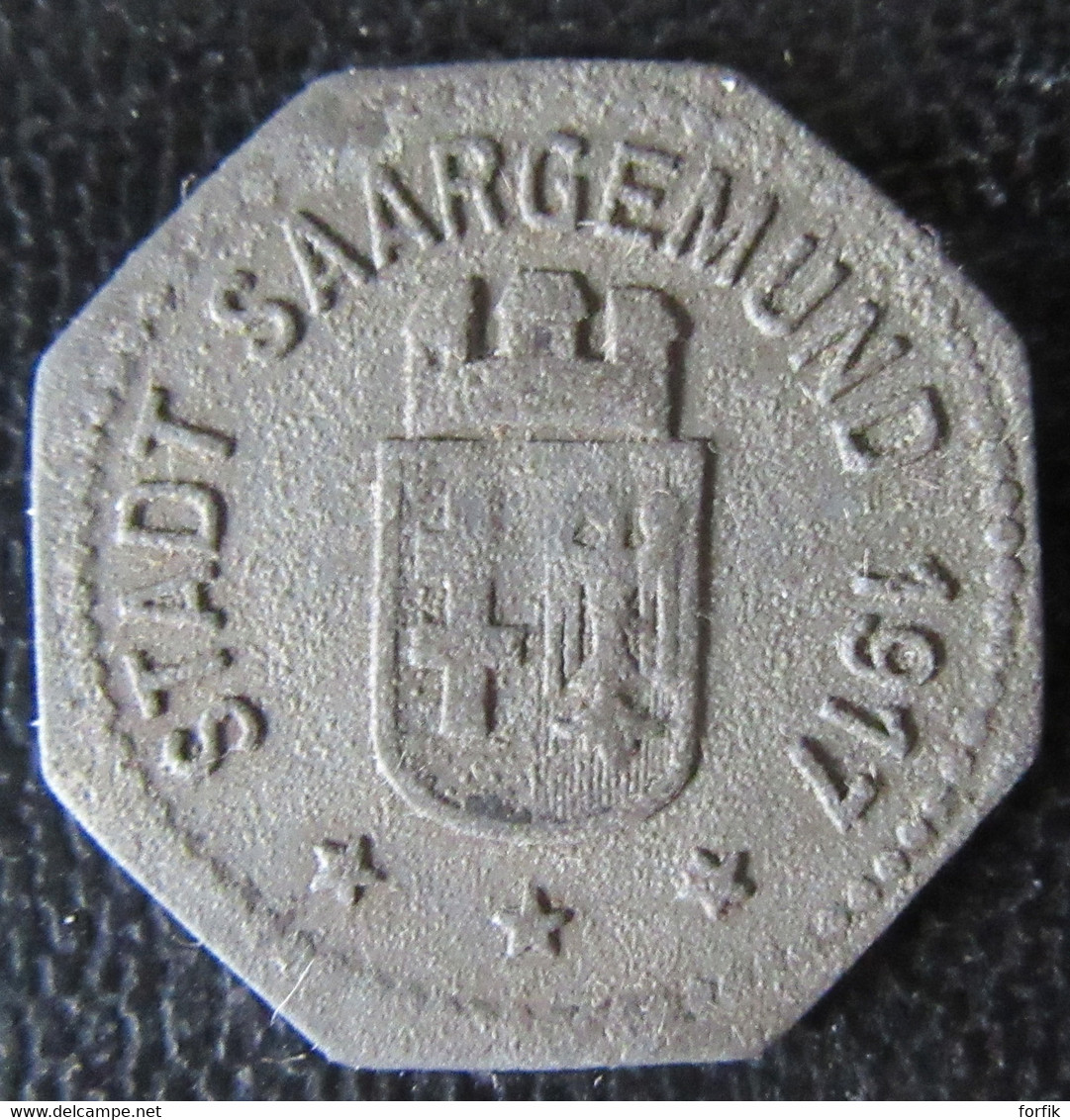 Allemagne / Stadt Saargemund (Sarreguemines) - Jeton Monétaire 10 Pfennig 1917 - Monétaires/De Nécessité