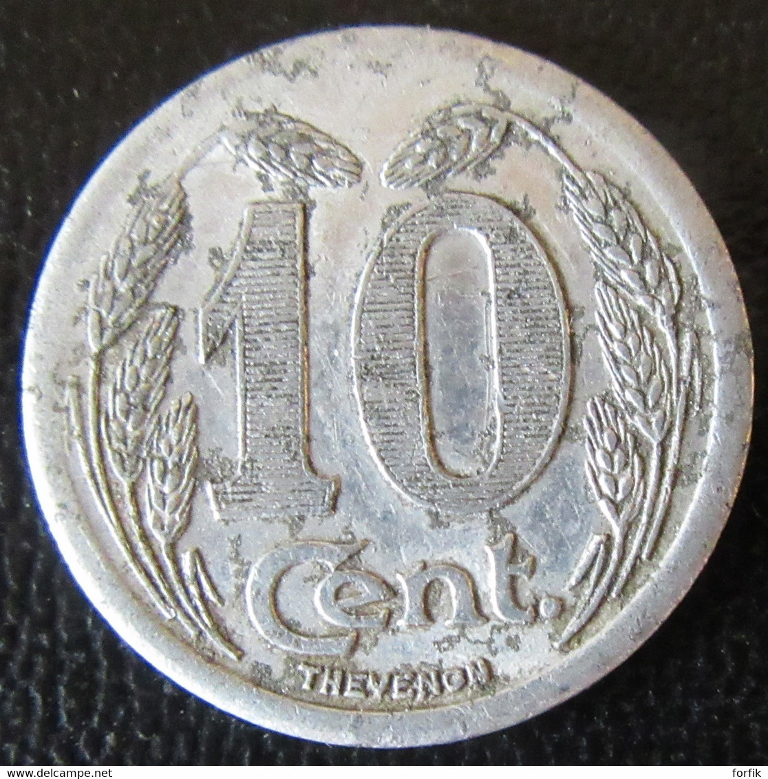 France - Jeton Monétaire 10 Centimes Chambre De Commerce D'Evreux 1921 - Aluminium - Monétaires / De Nécessité