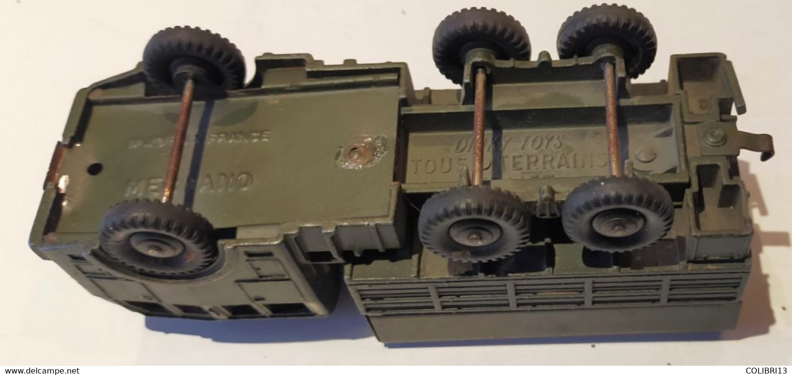 DINKY TOYS VEHICULE MILITAIRE TOUS TERRAINS BERLIET Bon Etat Complet - Trucks