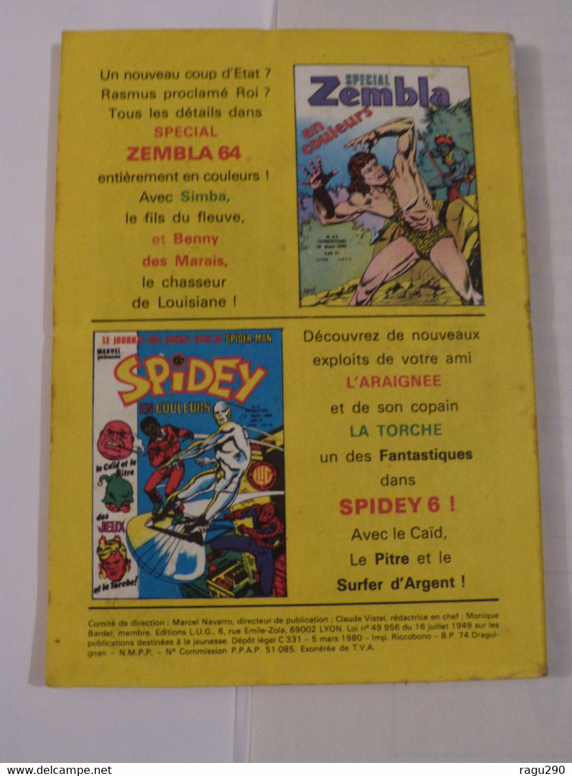 ZEMBLA  N° 302  Editions  L.U.G. - Zembla