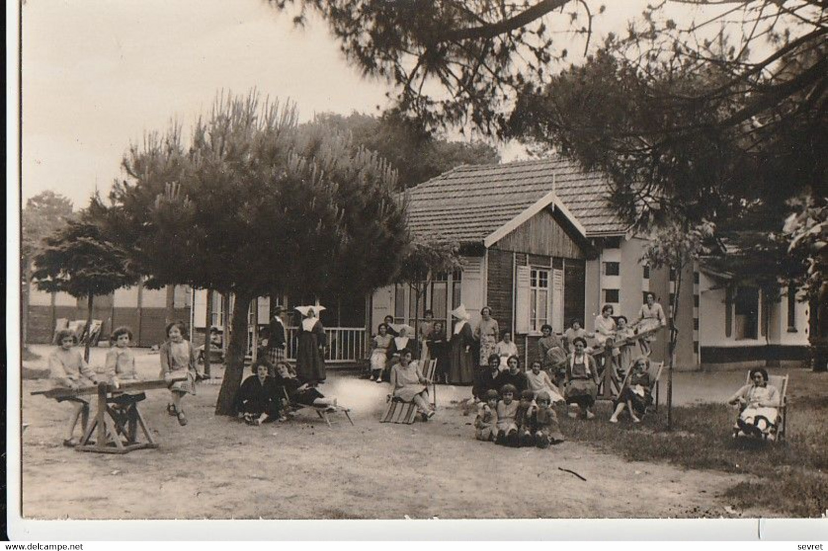 ANDERNOS-les-BAINS. -  Préventorium  Bon Accueil. Carte-Photo RARE - Andernos-les-Bains