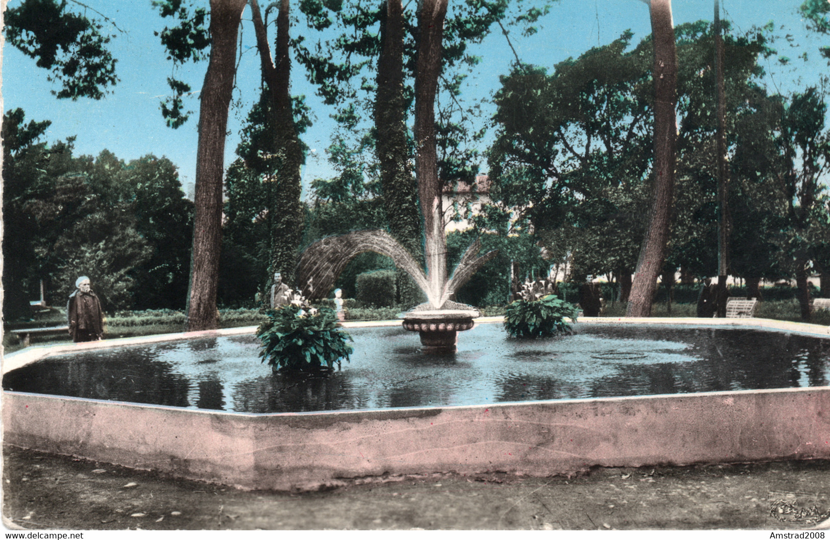 CPA Algérie Chlef Orléansville الشلف Le Jardin Public El Djazaïr الجزائر  Algérie Française Coloniale - Chlef (Orléansville)