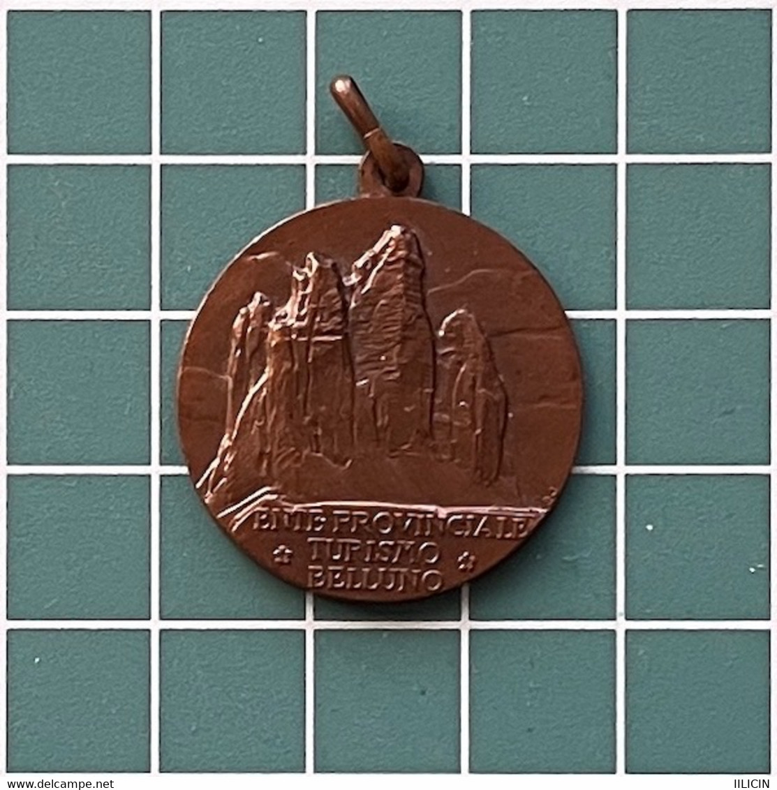 Medal Plaque Plakette PL000172 - Athletics Italy Yugoslavia FIDAL Belluno 1958 - Athlétisme