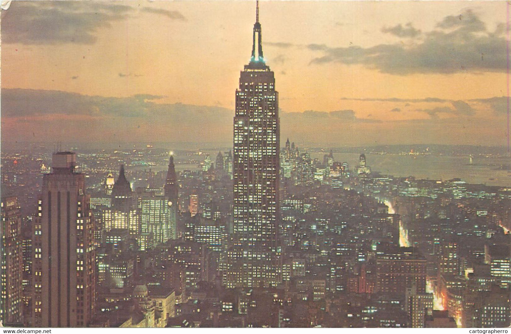 Postcards USA NY Empire State Building New York City - Empire State Building
