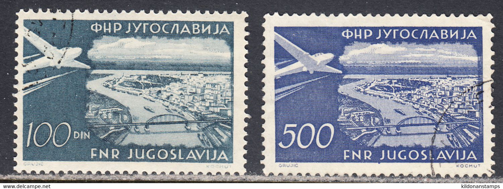 Yugoslavia 1951-52 AirMail, Cancelled, See Notes, Sc# ,SG - Poste Aérienne