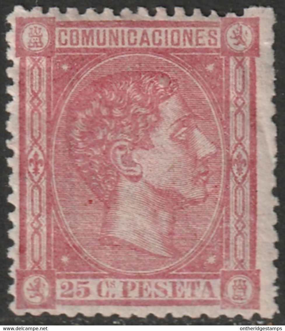 Spain 1875 Sc 216 Espana Ed 166 MH* - Nuevos