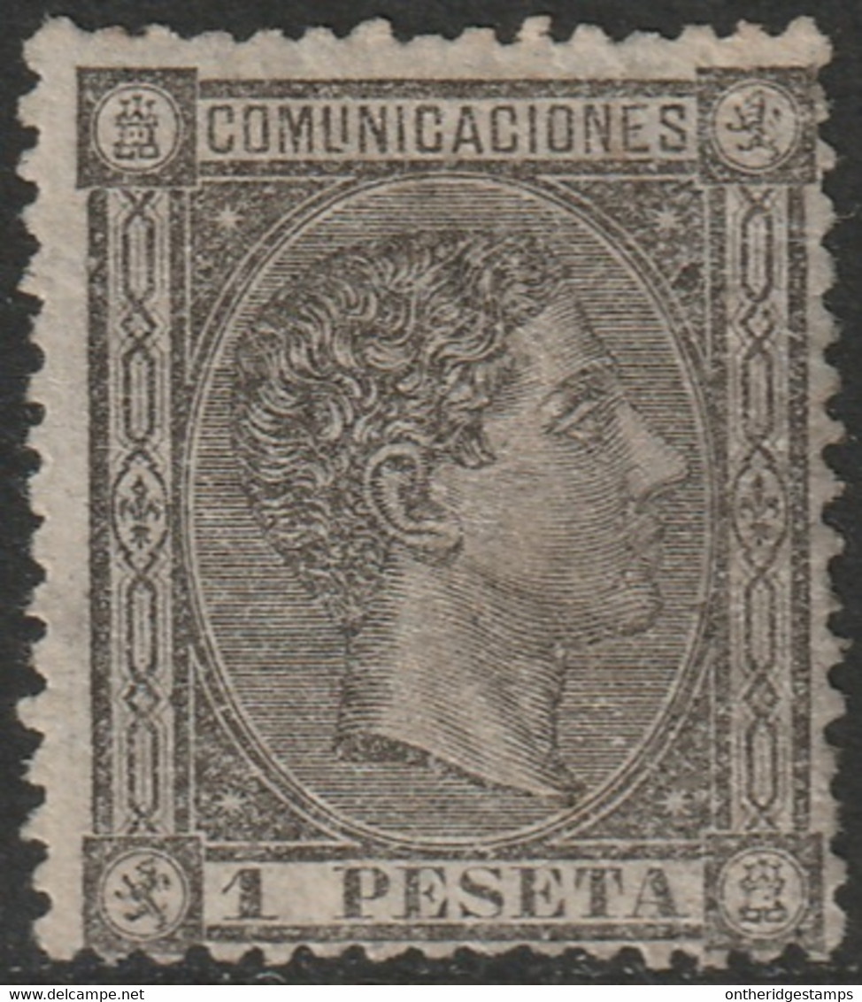 Spain 1875 Sc 219 Espana Ed 169 MH* Some Disturbed Gum - Nuevos