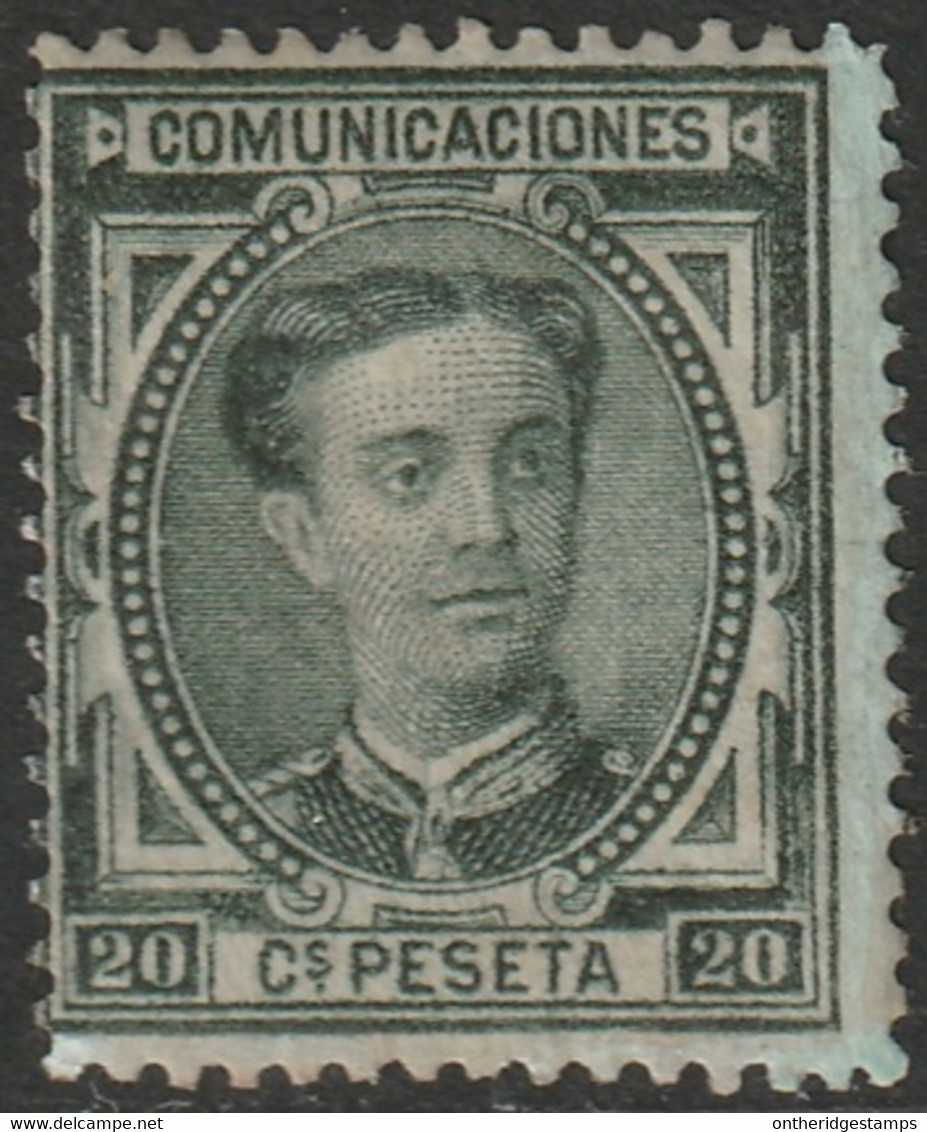 Spain 1876 Sc 224 Espana Ed 176 MH* - Unused Stamps