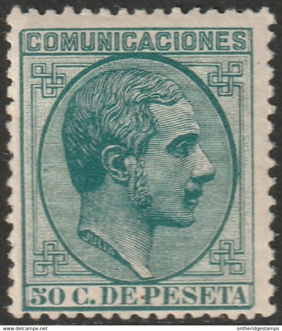 Spain 1878 Sc 238 Espana Ed 196 MH* Creases - Nuevos