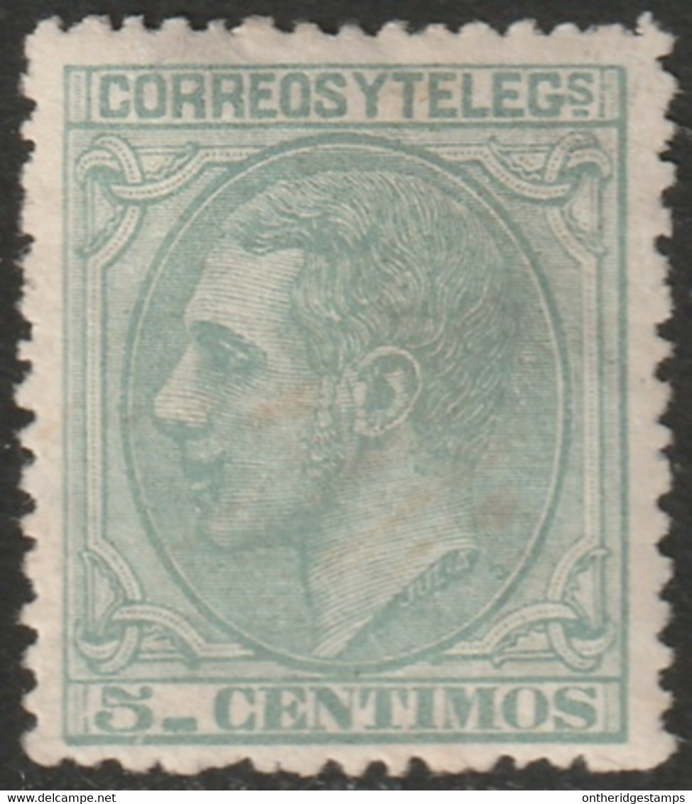 Spain 1879 Sc 243 Espana Ed 201 MH* - Nuevos