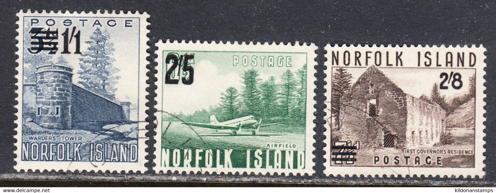 Norfolk Island 1960 Mint Mounted, Sc# 26-28 - Ile Norfolk