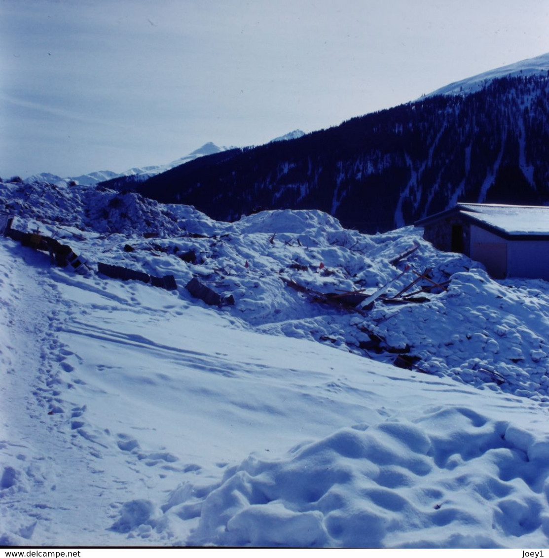 Photos André Roch Alpiniste spécialiste des avalanches,18 Ekta originaux 6/6,Davos et autres 1968,1970