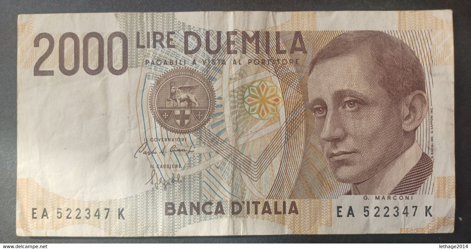 BANKNOTE ITALIA 2000 LIRE 1990 CIAMPI SPEZIALI CIRCULATED - 2.000 Lire