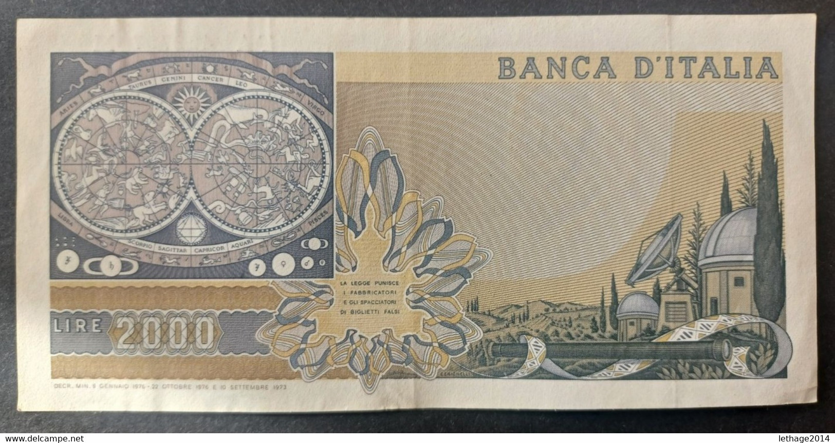 BANKNOTE ITALIA 2000 LIRE 1983 CIAMPI STEVANI CIRCULATED - 2000 Lire