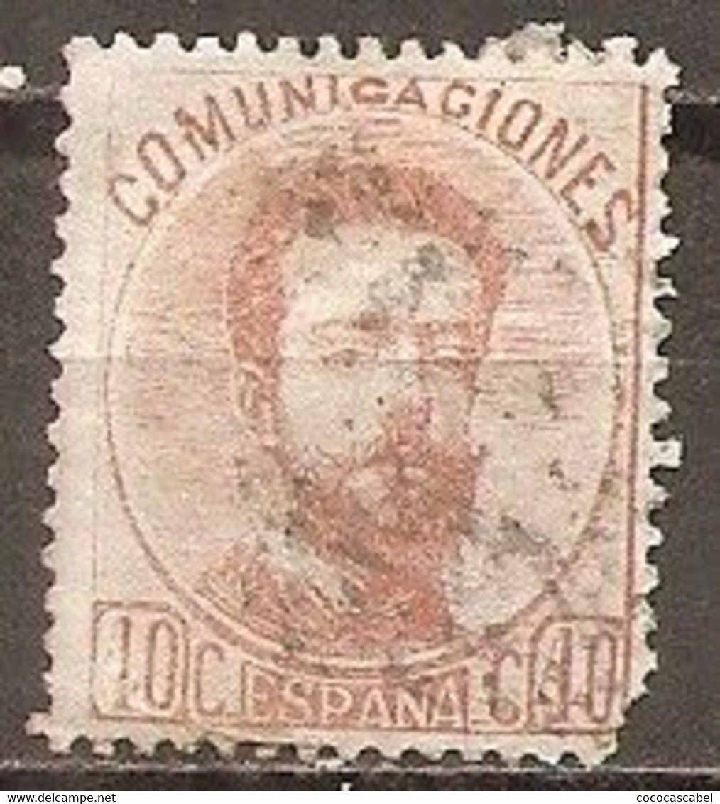 España/Spain-(usado) - Edifil  125 - Yvert  124 (o) (defectuoso) - Used Stamps