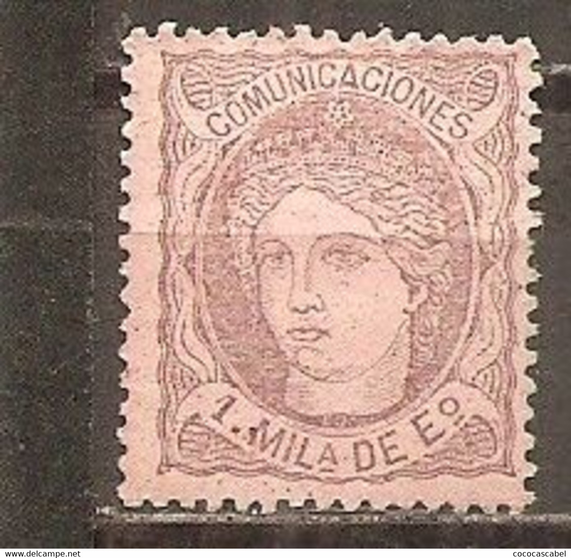 España/Spain-(MH/(*)) - Edifil  102 - Yvert  102 (sin Goma) - Used Stamps