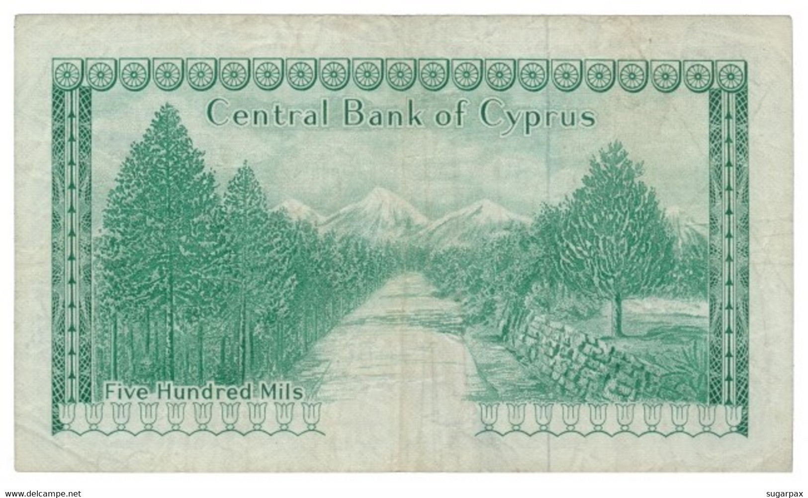 Cyprus - 500 Mils - 1.6.1979 - P 42.c - Serie L/45 - Zypern