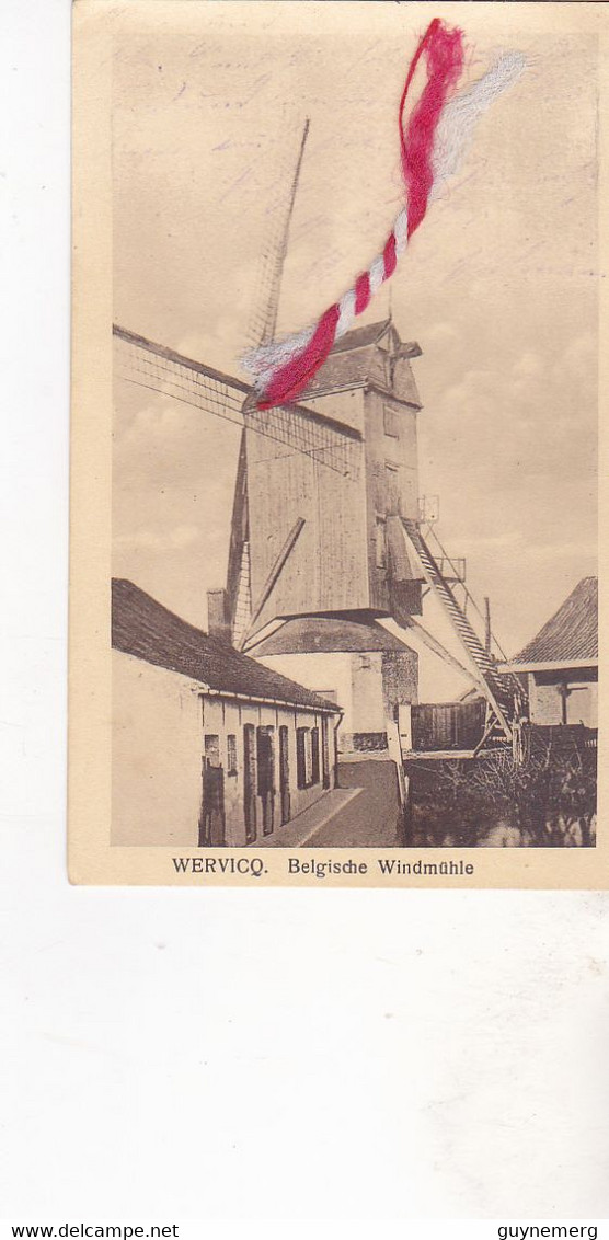 WERVIK Molen Windmolen Moulin Mühle Mill  Duitse Kaart 1° W.O. ZELDEN !!!! - Wervik