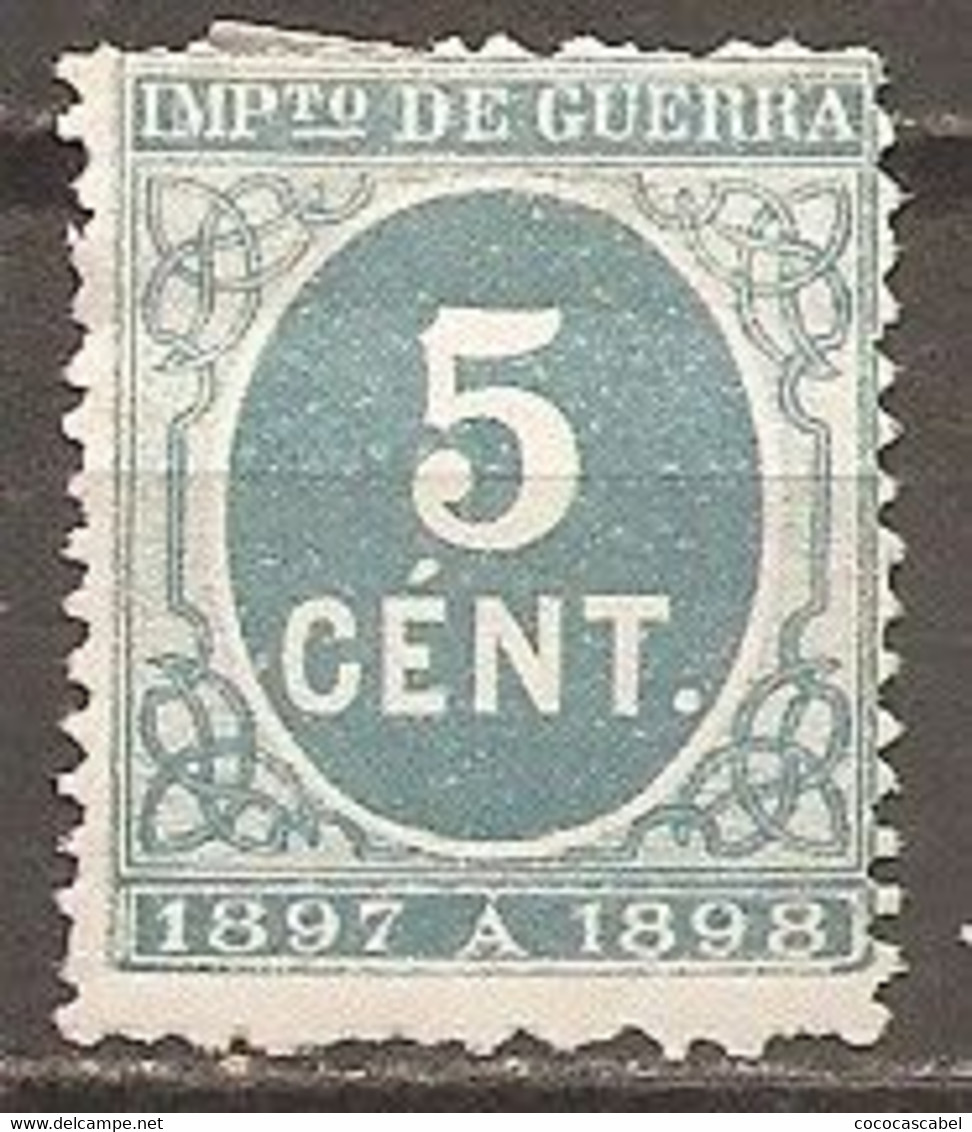 España/Spain-(MH/(*)) - Edifil  232 - Yvert  Impuesto De Guerra 19 (sin Goma) - Impuestos De Guerra