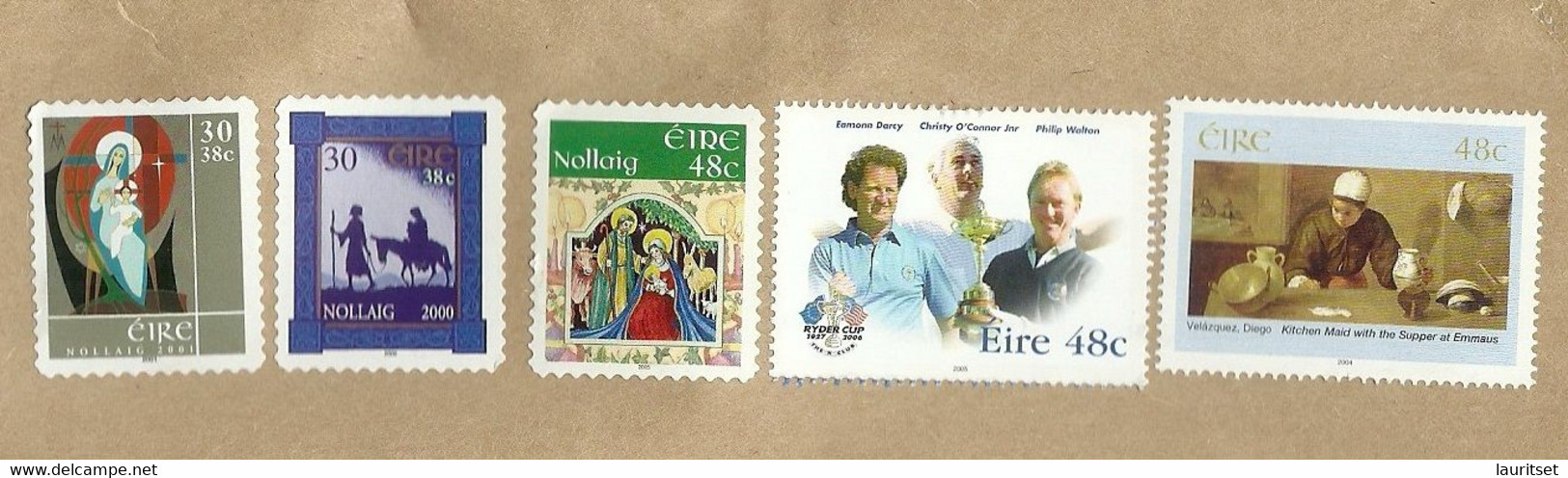 IRLAND IRELAND 2022 Air Mail Cover To Estonia Stamps Remained Uncancelled! - Cartas & Documentos