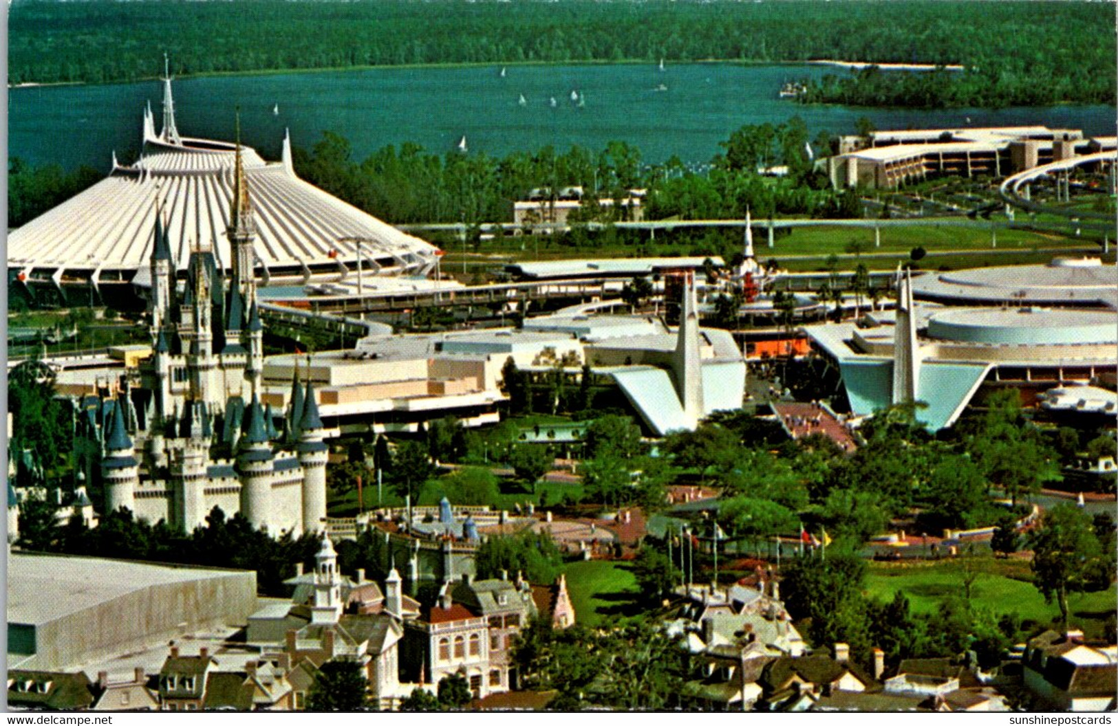 Florida Orlando Walt Disney World Magic Kingdom Overall View - Orlando
