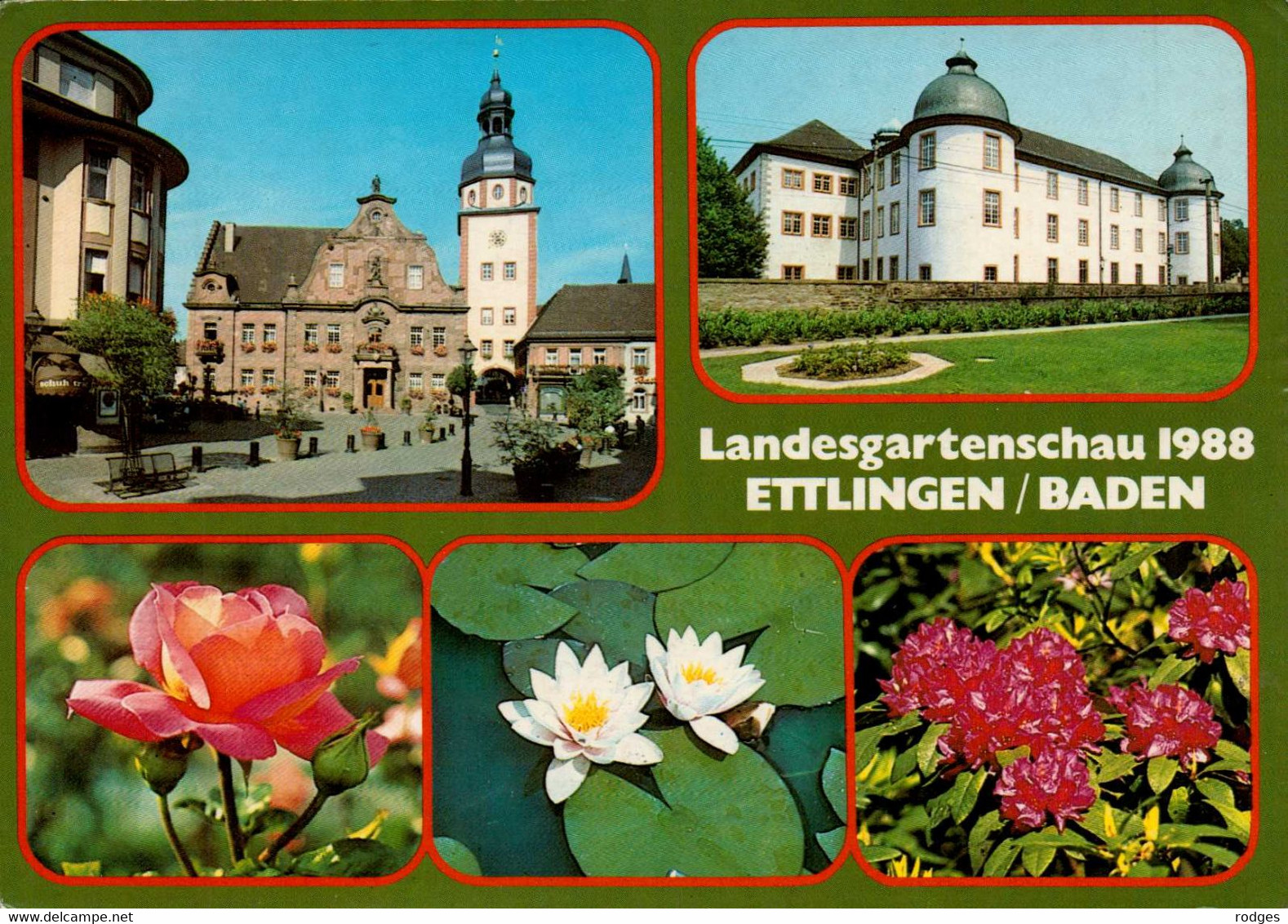 GERMANY , Cpm  ETTLINGEN/BADEN , Landesgartenschau 1988  (21983) - Ettlingen