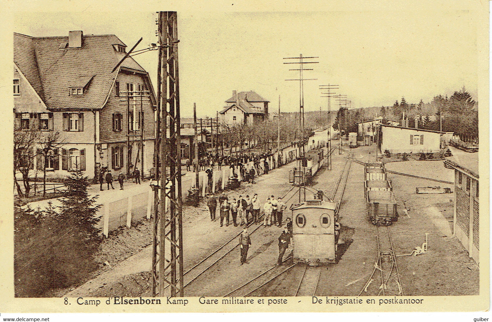 Gare Militaire Et Poste  Elsenborn - Elsenborn (camp)